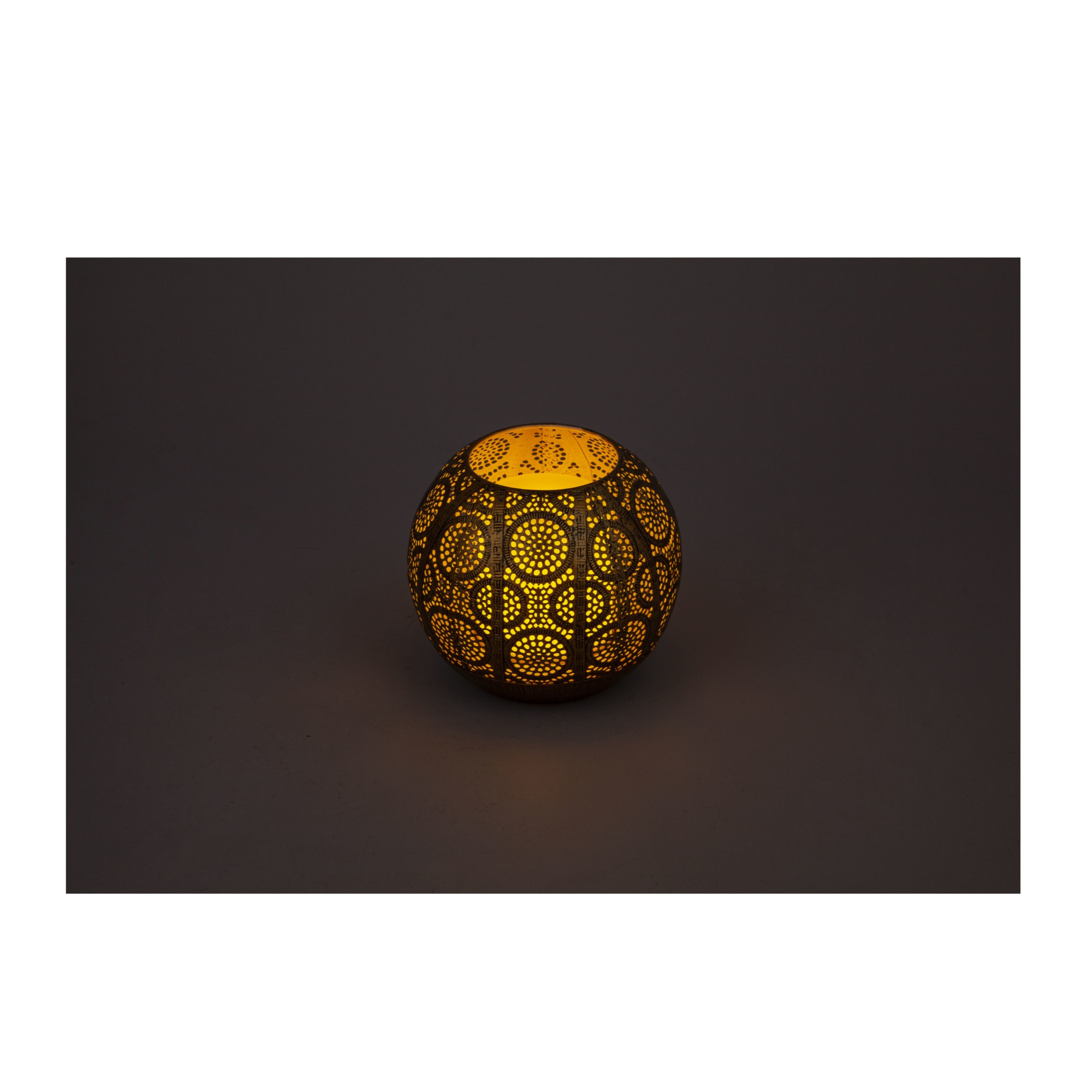 Image of Schönenberger Elektro - Arneb LED Solar Lampe Outdoor Messing Laterne Spritzwassergeschützt IP44 (15x15) - Warmweiss bei Apfelkiste.ch