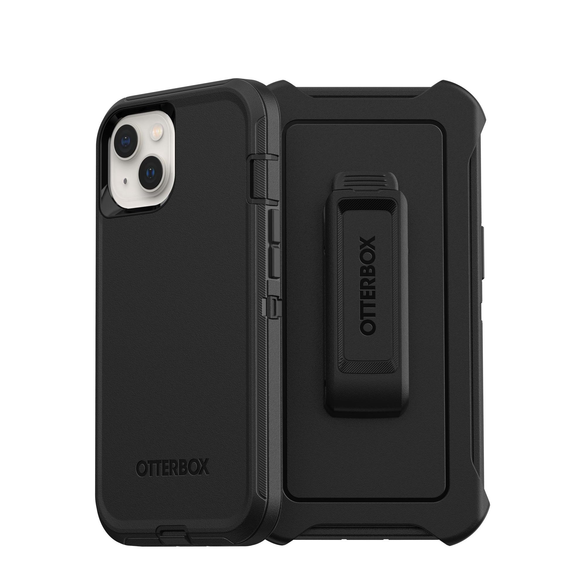 Image of Otterbox - iPhone 13 Outdoor Schutz Hülle Defender Series + Holster (77-85441) - Schwarz bei Apfelkiste.ch