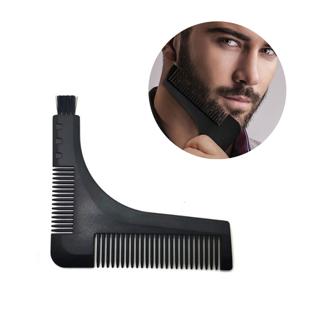 MYCARBON Bart Schablone Bartpflege Bartschablone Bartformen für Kinnbart  Koteletten Hals
