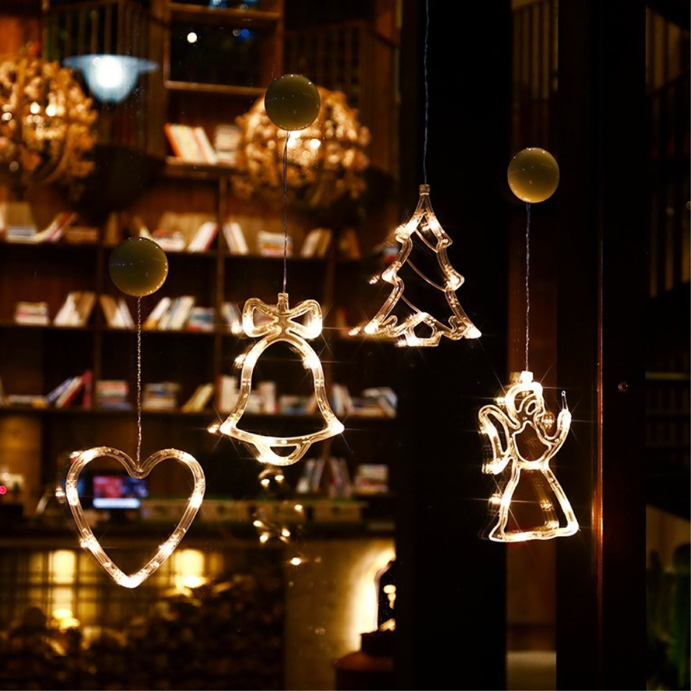 19x15cm) Weihnachts LED Deko Licht Glocke Warmweiss | Leuchtfiguren
