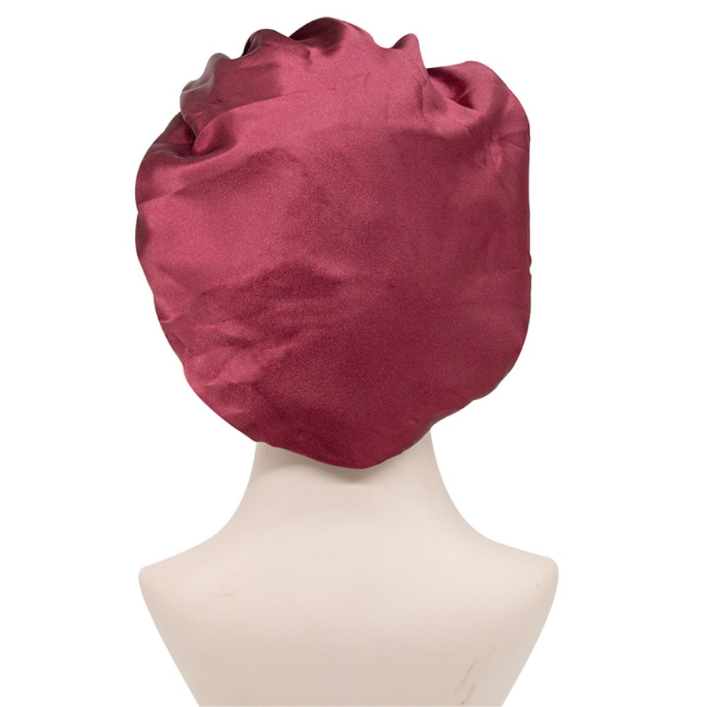 Rot Satin bonnet / Schlafhaube / Hair Bonnet / Nachtmütze zum