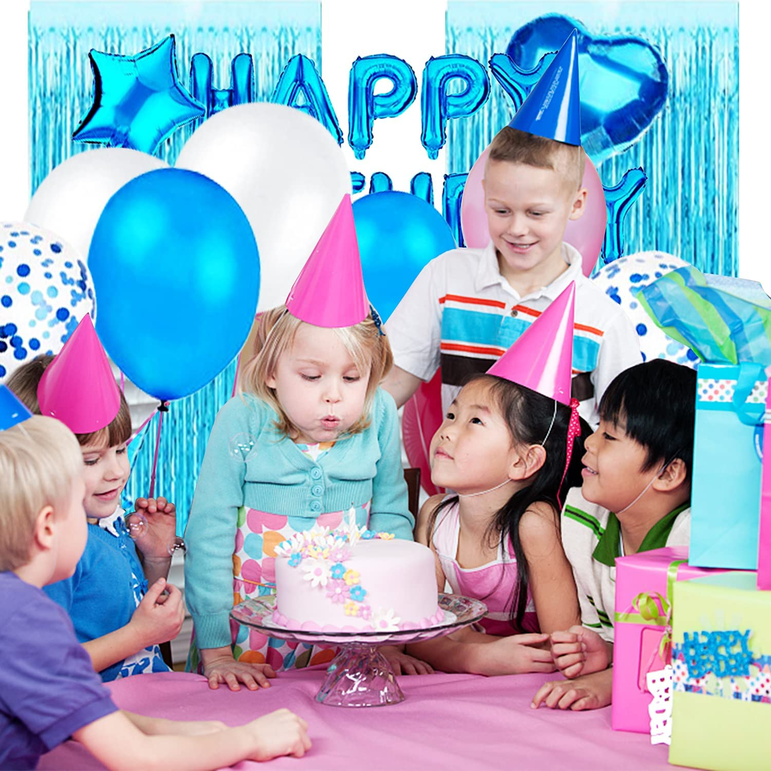 30 Geburtstag Deko Set Geburtstags-Deko-Set Mit Banner, Girlande, Konfetti & Ballons – Bunt, Für Die Perfekte Party Geburtstags Deko