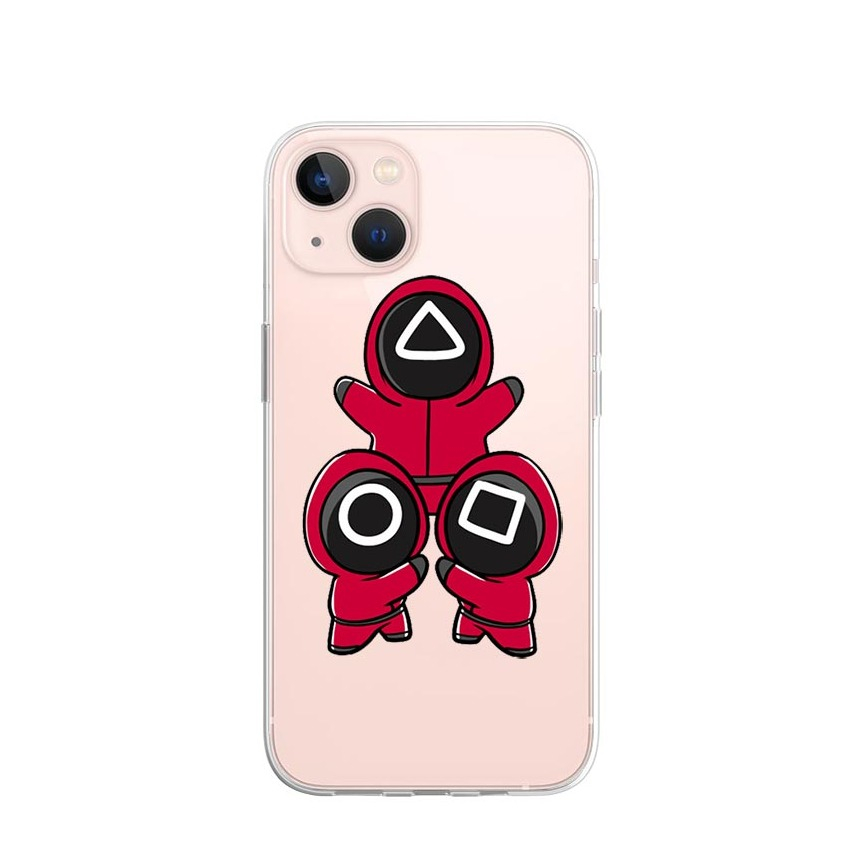 Image of Apfelkiste © - iPhone 13 Gummi Case Hülle Ultra Thin Tintenfisch Spiel Mitarbeiter / Soldat / Manager - Transparent bei Apfelkiste.ch