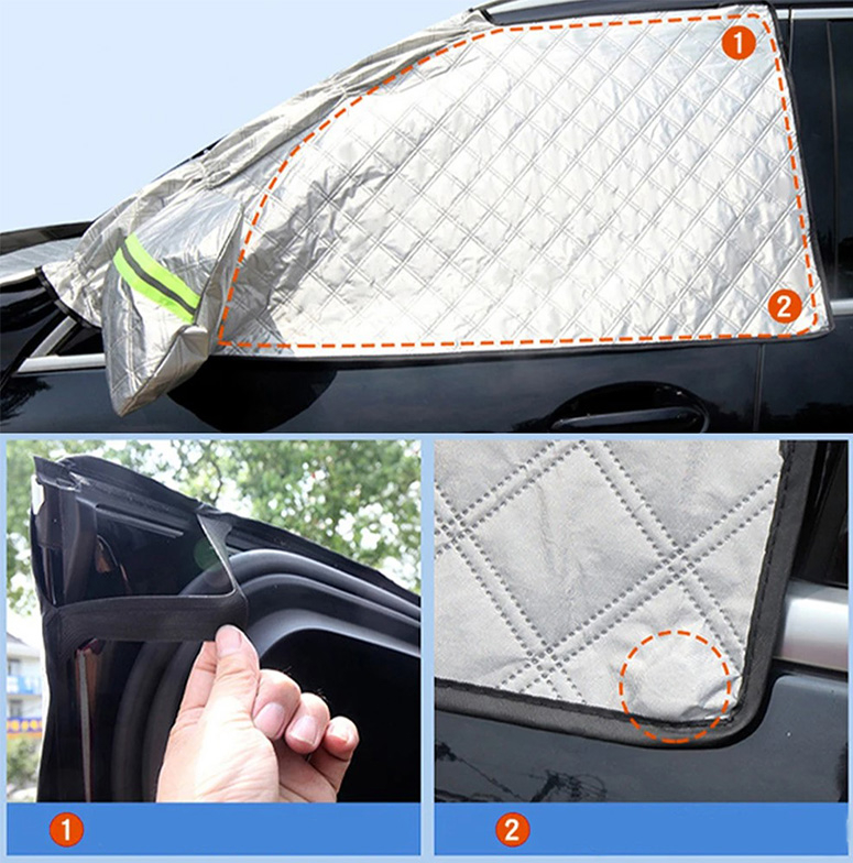 Frontscheibenabdeckung Auto Mit Magneten - Winterabdeckung Für Autos & SUVs