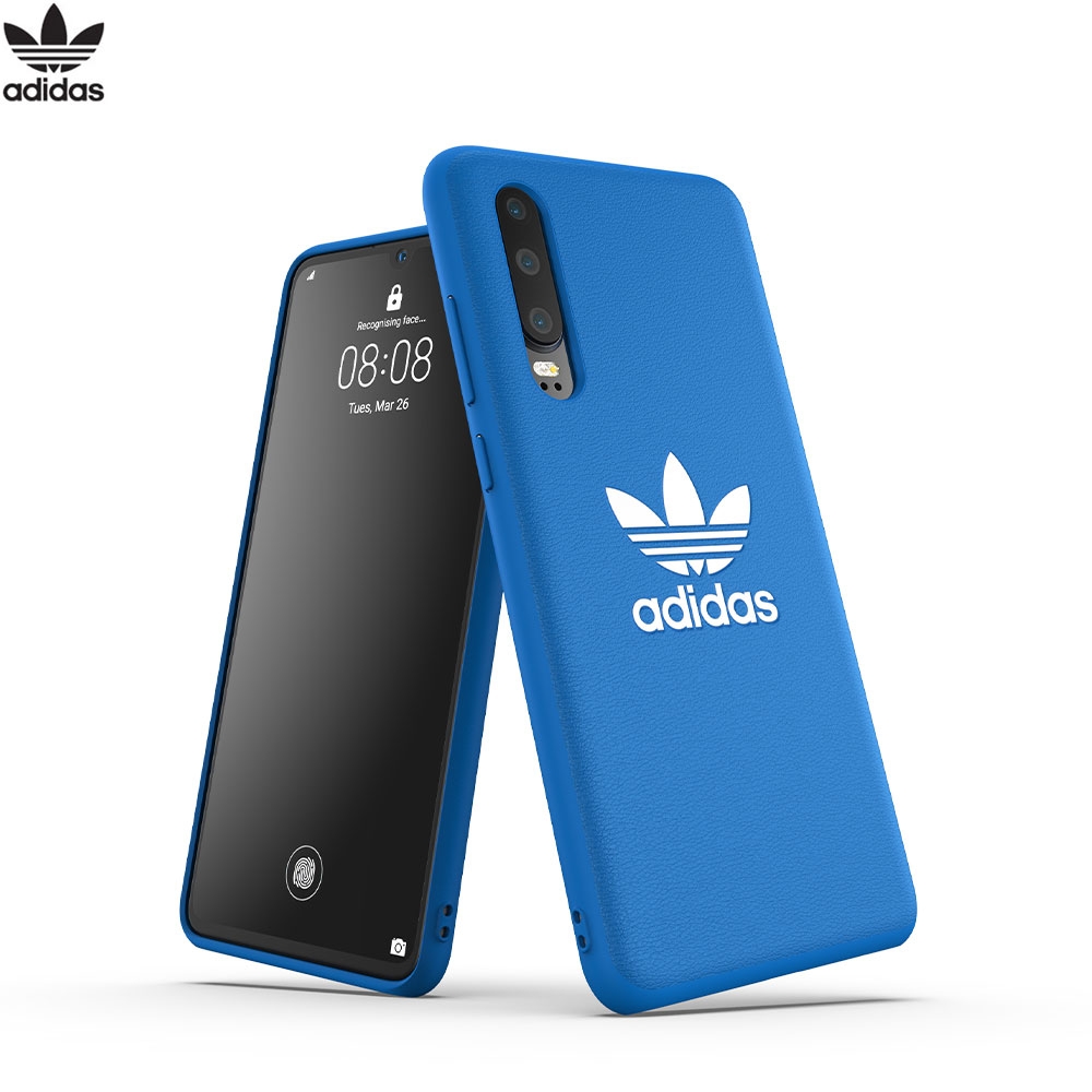 Huawei P30 Moulded Case New Basic Leder Hülle (35976) - Blau