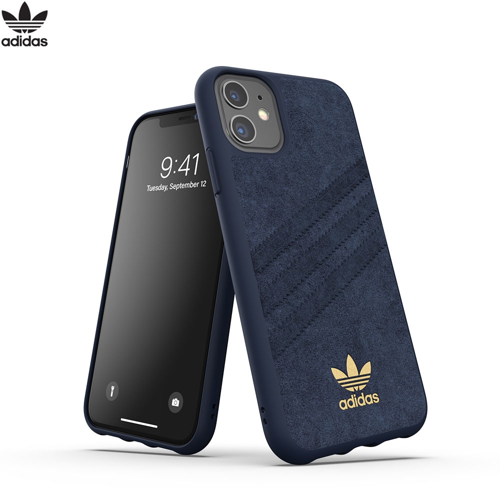 iPhone 11 Hülle Moulded Ultrasuede (36380) - Blau