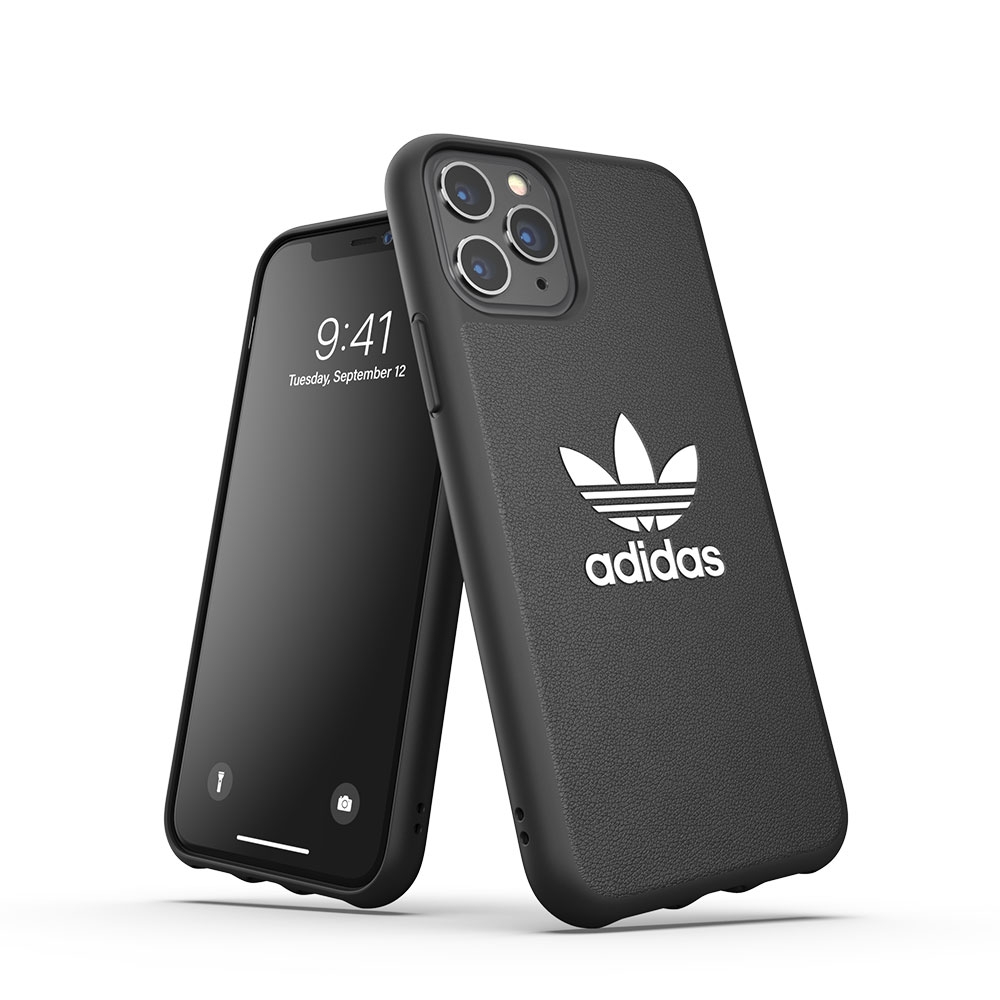 Image of adidas Originals - iPhone 11 Pro Moulded Case New Basic Leder Hülle (36277) - Schwarz bei Apfelkiste.ch