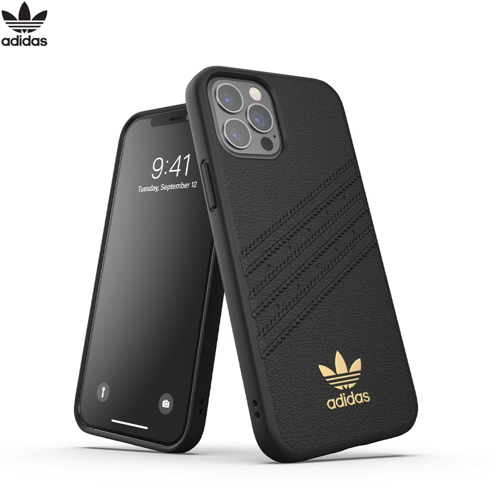 iPhone 12 Pro Max Hülle Moulded PU Leder Premium (42276) - Schwarz