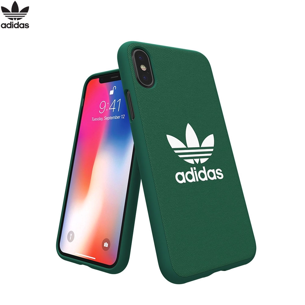 iPhone Xs / X Moulded Case Stoff Hülle Adicolor (29944) - Grün