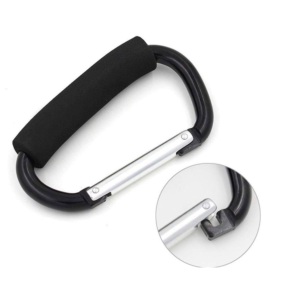 Aluminium XXL Karabiner Haken Kinderwagen (16cm)