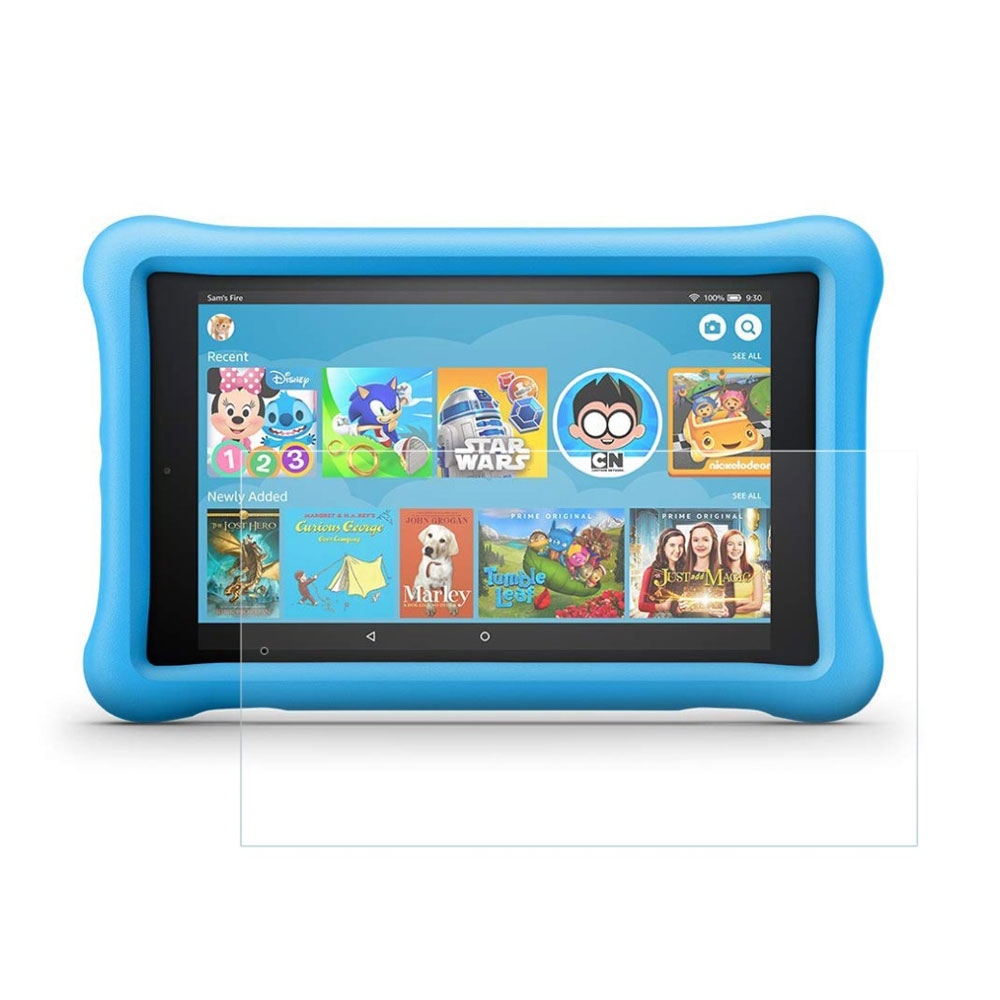 Image of Amazon Kindle Fire HD 8 Kids (2018) Vollbild Panzer Glas Display Schutz 0.3mm bei Apfelkiste.ch