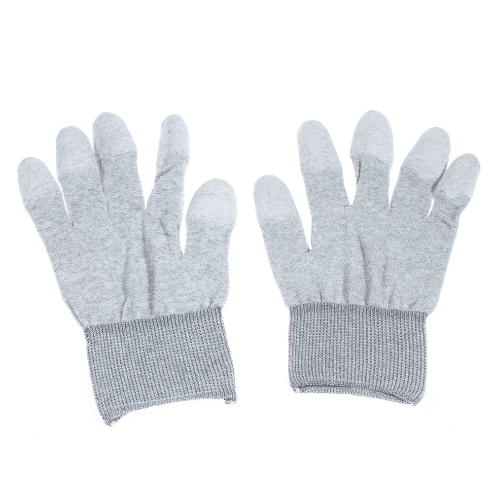 Image of 1x Paar Anti Statische Rutschfeste Carbon-Faser Universal Reparatur Handschuhe - Grau bei Apfelkiste.ch