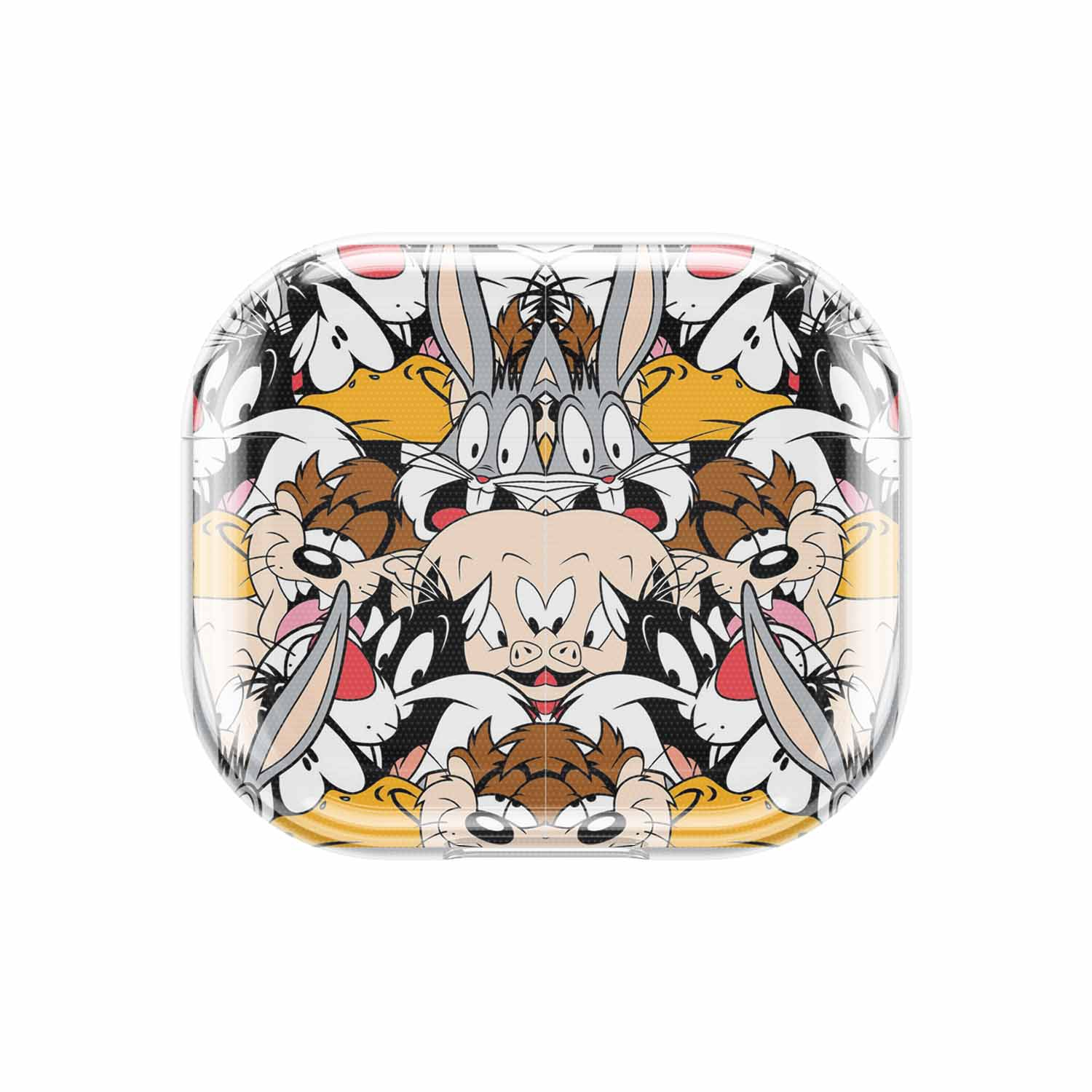Image of Apfelkiste - AirPods (3. Generation) Gummi Schutzhülle Cartoon Tierfamilie - Transparent bei Apfelkiste.ch