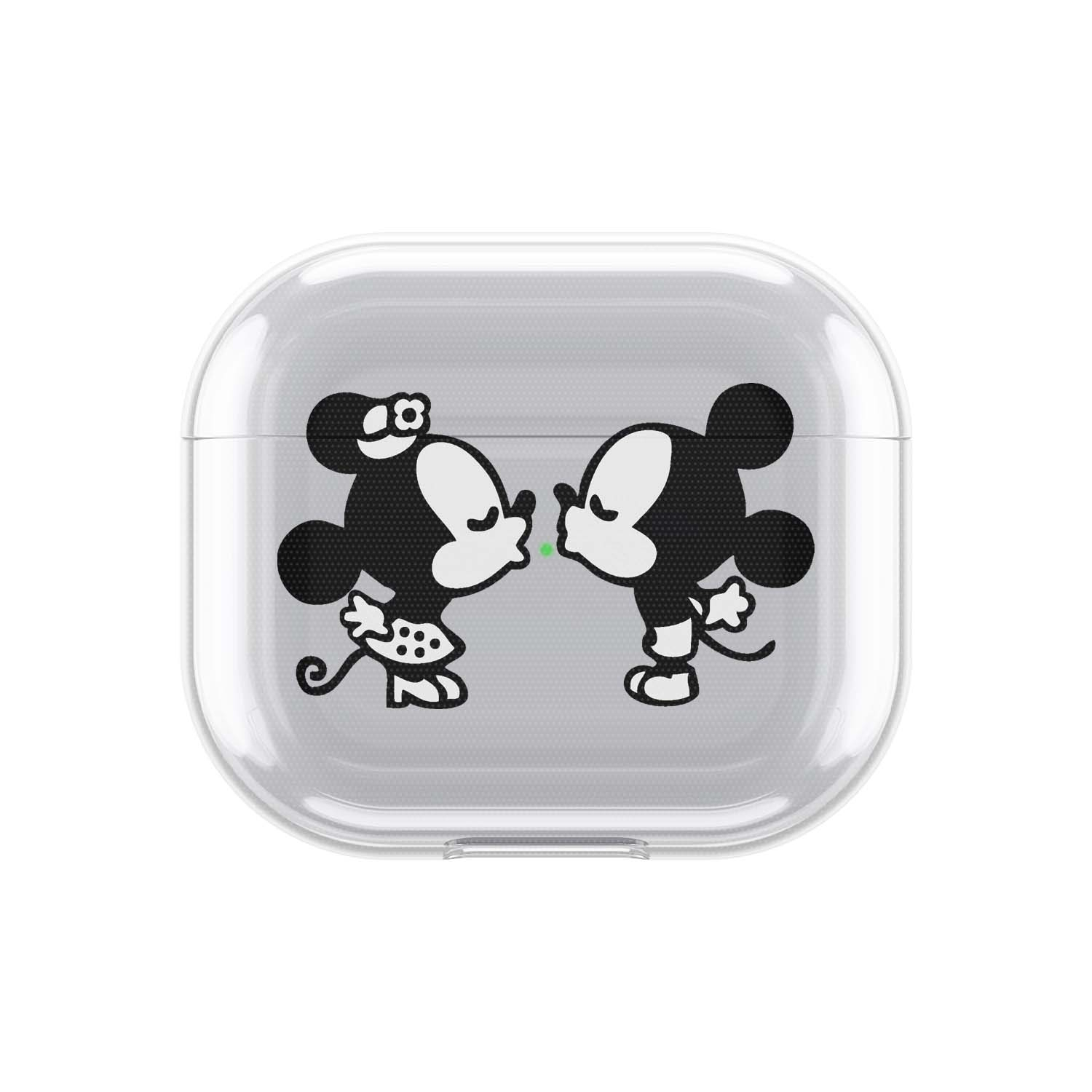 Image of Apfelkiste - AirPods (3. Generation) Gummi Schutzhülle Verliebte Mäuse - Transparent bei Apfelkiste.ch