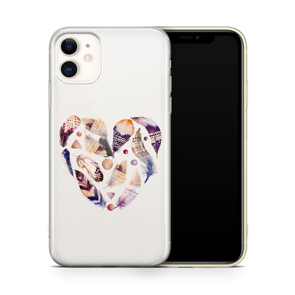 Image of Apfelkiste - iPhone 11 Gummi Schutzhülle Federzauber - Transparent bei Apfelkiste.ch