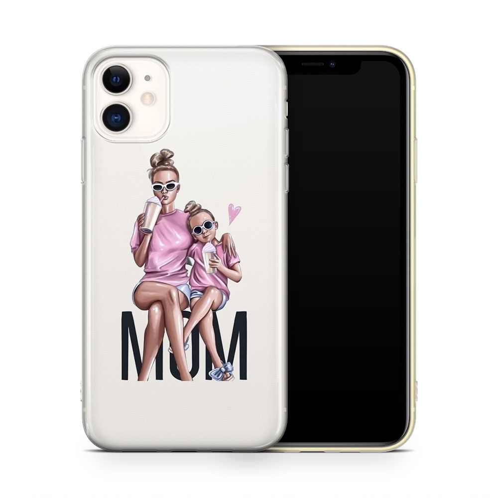 Image of Apfelkiste - iPhone 11 Gummi Schutzhülle Mom - Transparent bei Apfelkiste.ch