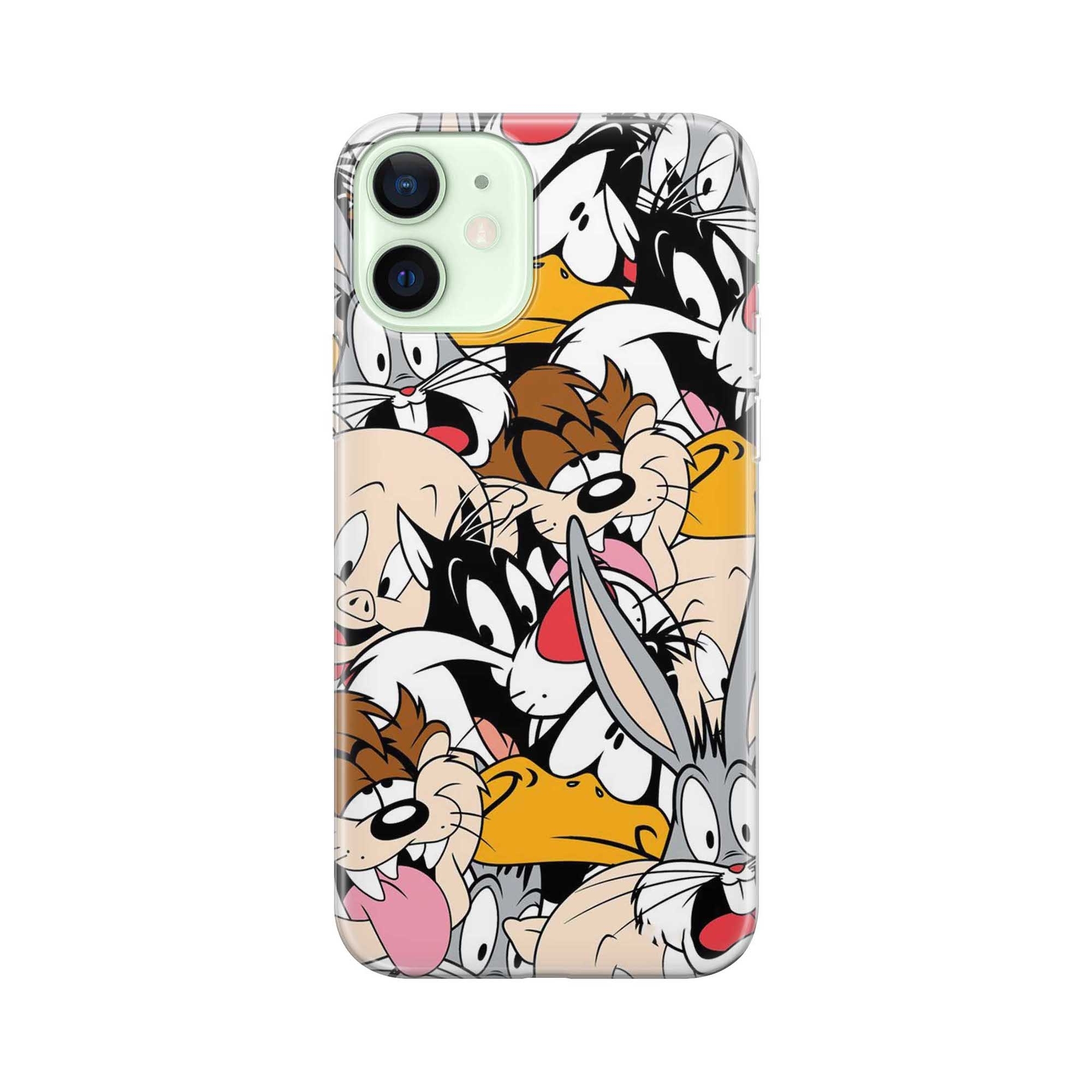 Image of Apfelkiste - iPhone 12 Gummi Schutzhülle Cartoon Tierfamilie - Transparent bei Apfelkiste.ch