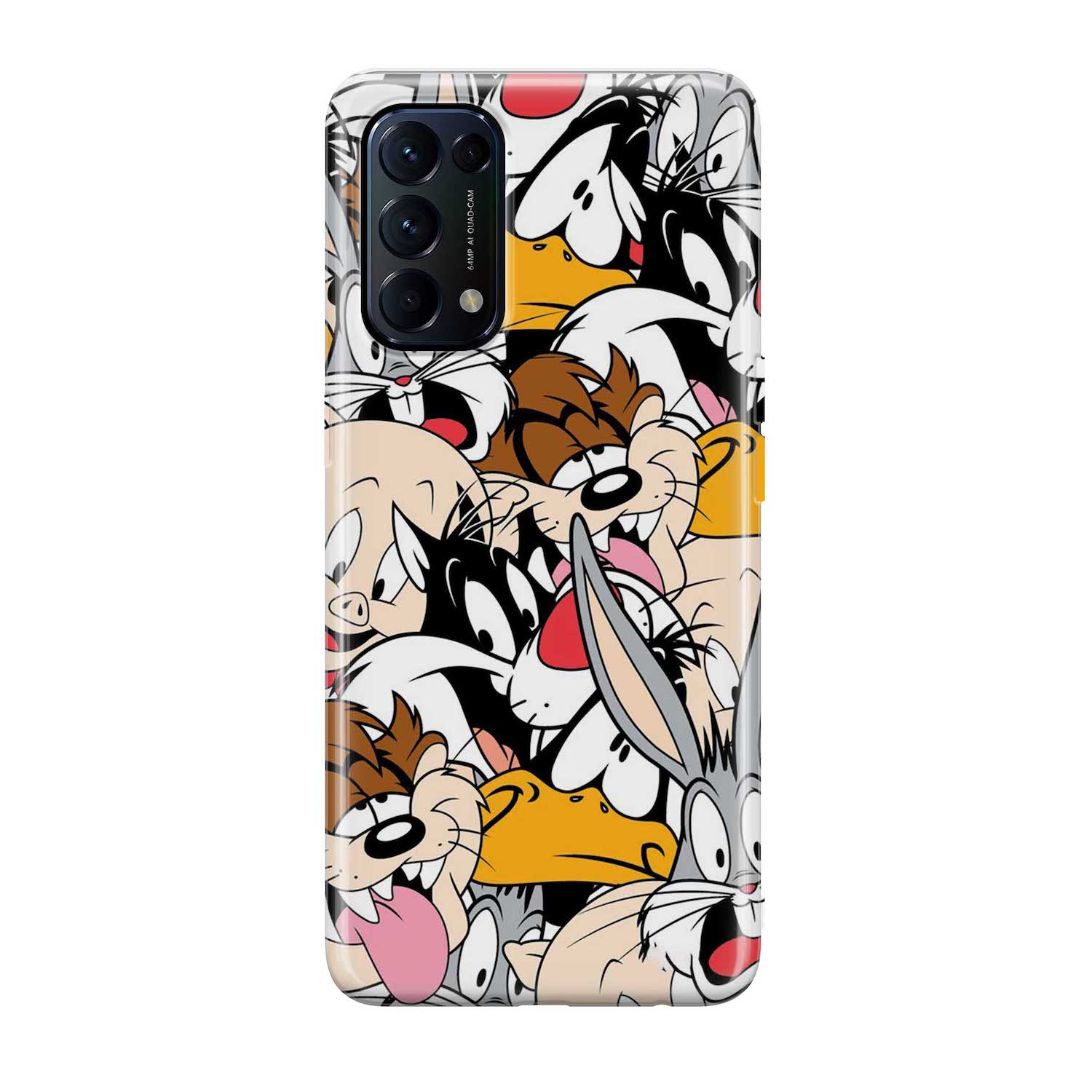 Image of Apfelkiste - Oppo Find X3 Lite Gummi Schutzhülle Cartoon Tierfamilie - Transparent bei Apfelkiste.ch