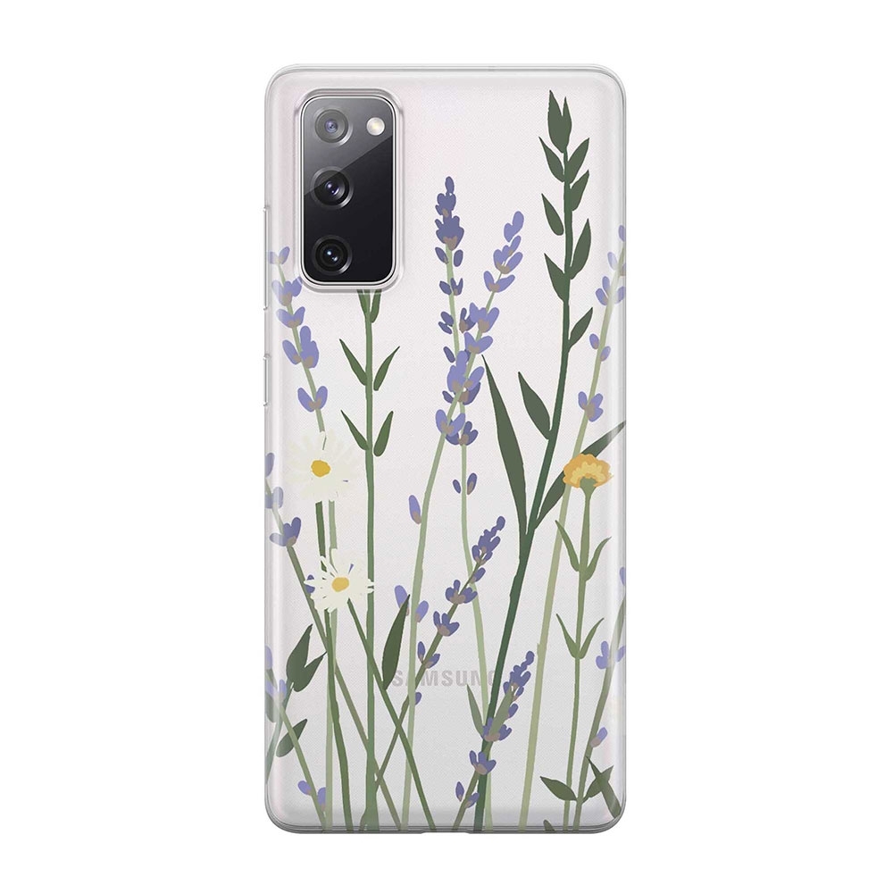 Image of Apfelkiste - Samsung Galaxy S20 FE / S20 FE 5G Gummi Schutzhülle Blumenwiese - Transparent bei Apfelkiste.ch
