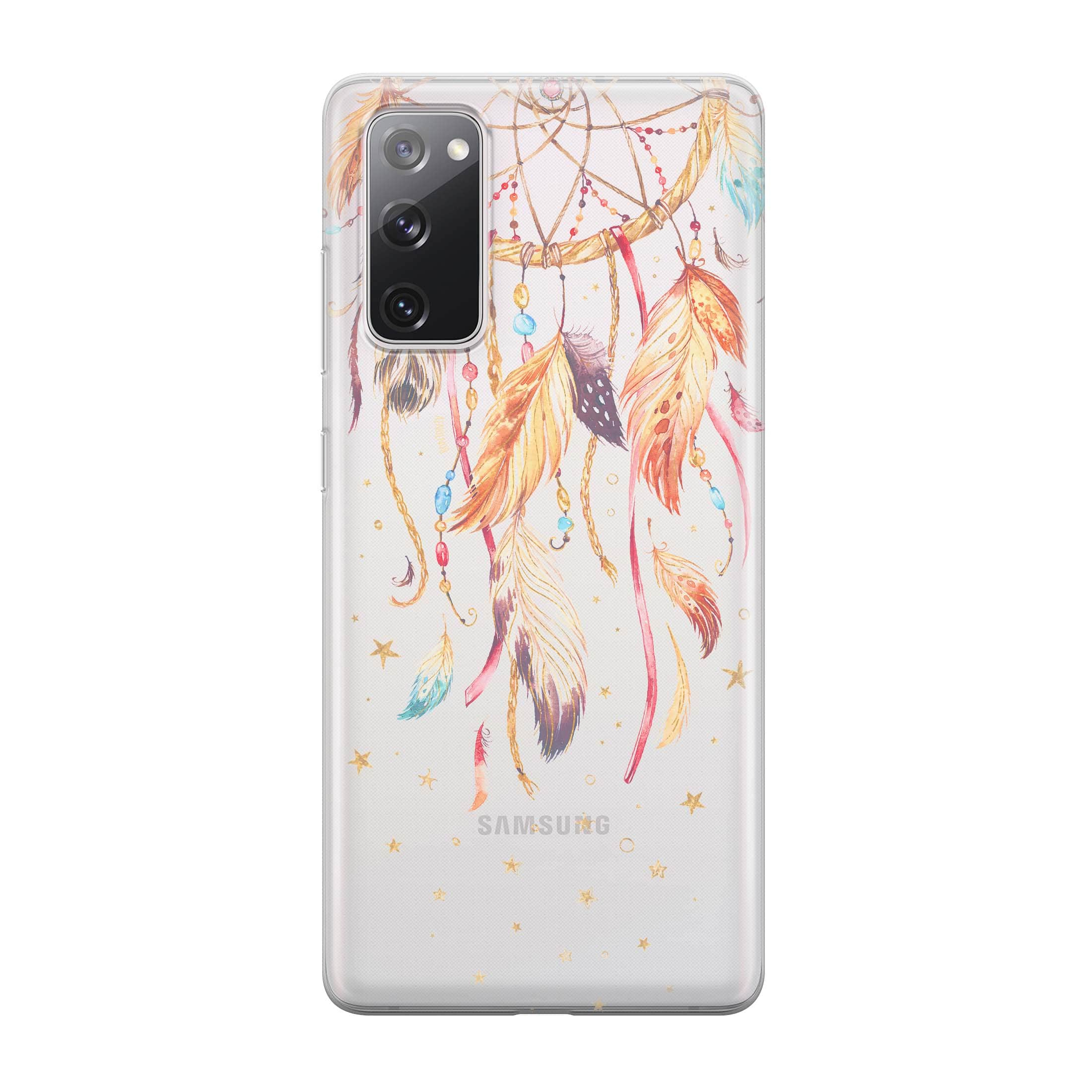 Image of Apfelkiste - Samsung Galaxy S20 FE / S20 FE 5G Gummi Schutzhülle Dreamcatcher Style - Transparent bei Apfelkiste.ch