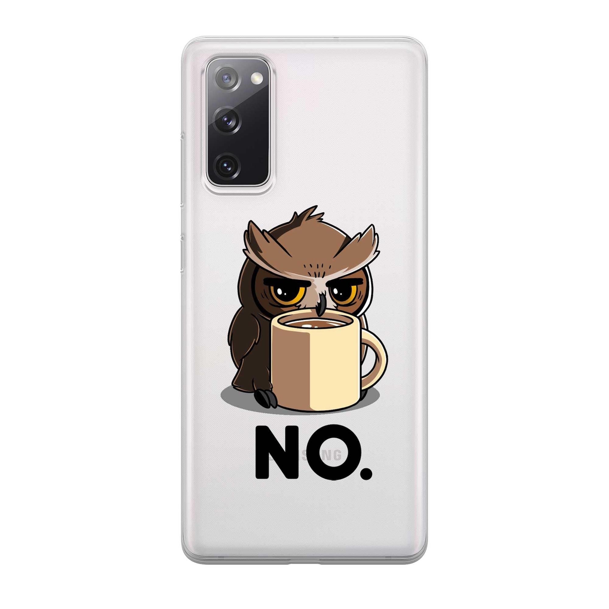 Image of Apfelkiste - Samsung Galaxy S20 FE / S20 FE 5G Gummi Schutzhülle Morgenmuffel - Transparent bei Apfelkiste.ch