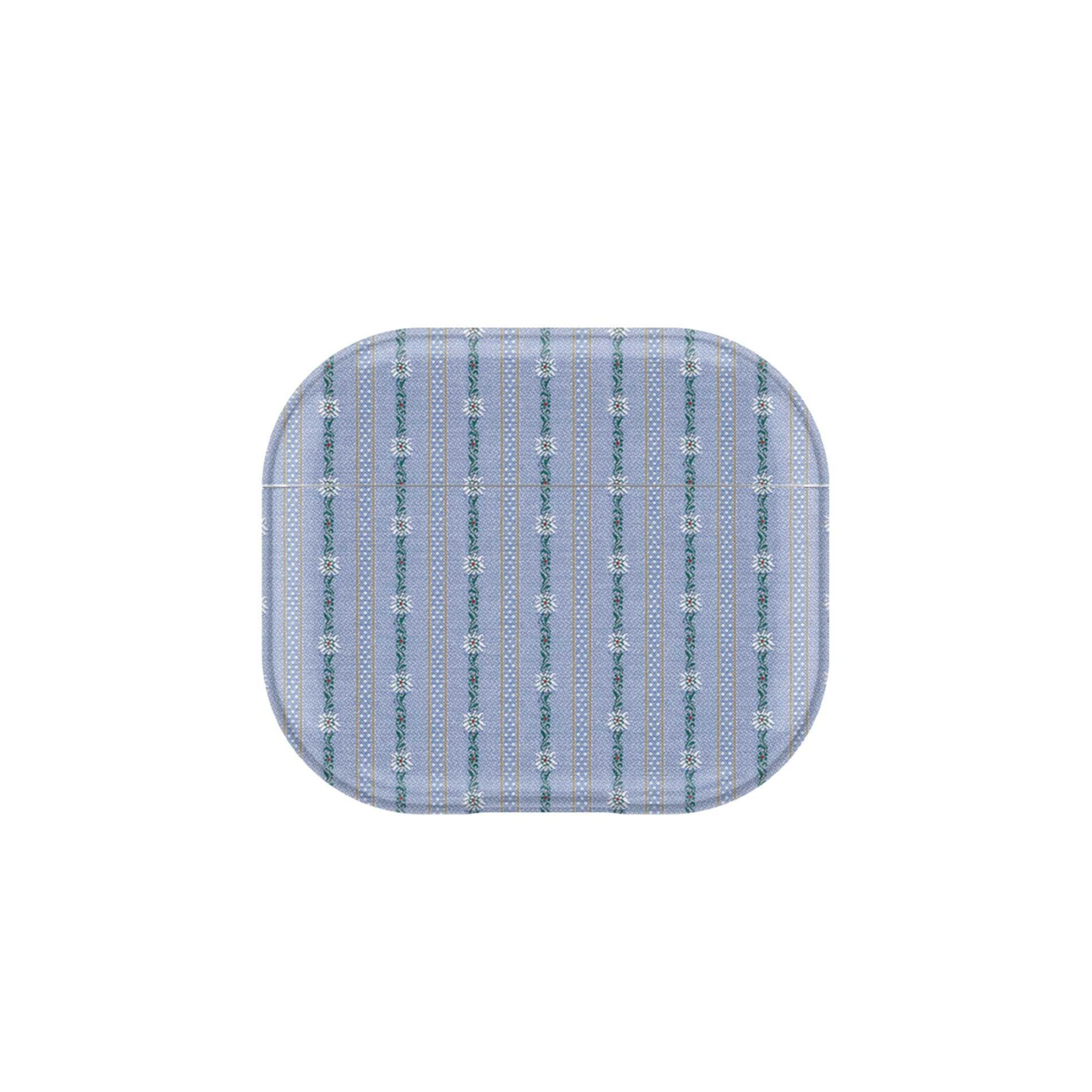 Image of Apfelkiste - AirPods Pro Gummi Schutzhülle Edelweiss Schwinger Design - Transparent bei Apfelkiste.ch