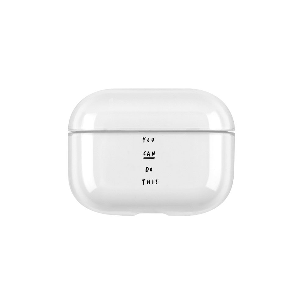 Image of Apfelkiste © - AirPods Pro Hardcase Schutzhülle Abdeckung - You Can Do This bei Apfelkiste.ch