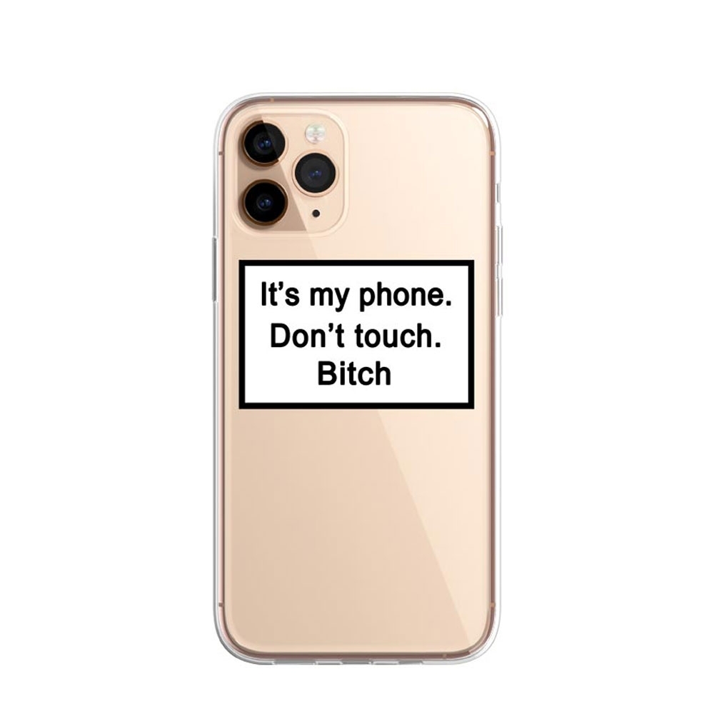 Image of Apfelkiste © - iPhone 11 Pro Gummi Case Hülle Ultra Thin It's My Phone - Transparent bei Apfelkiste.ch