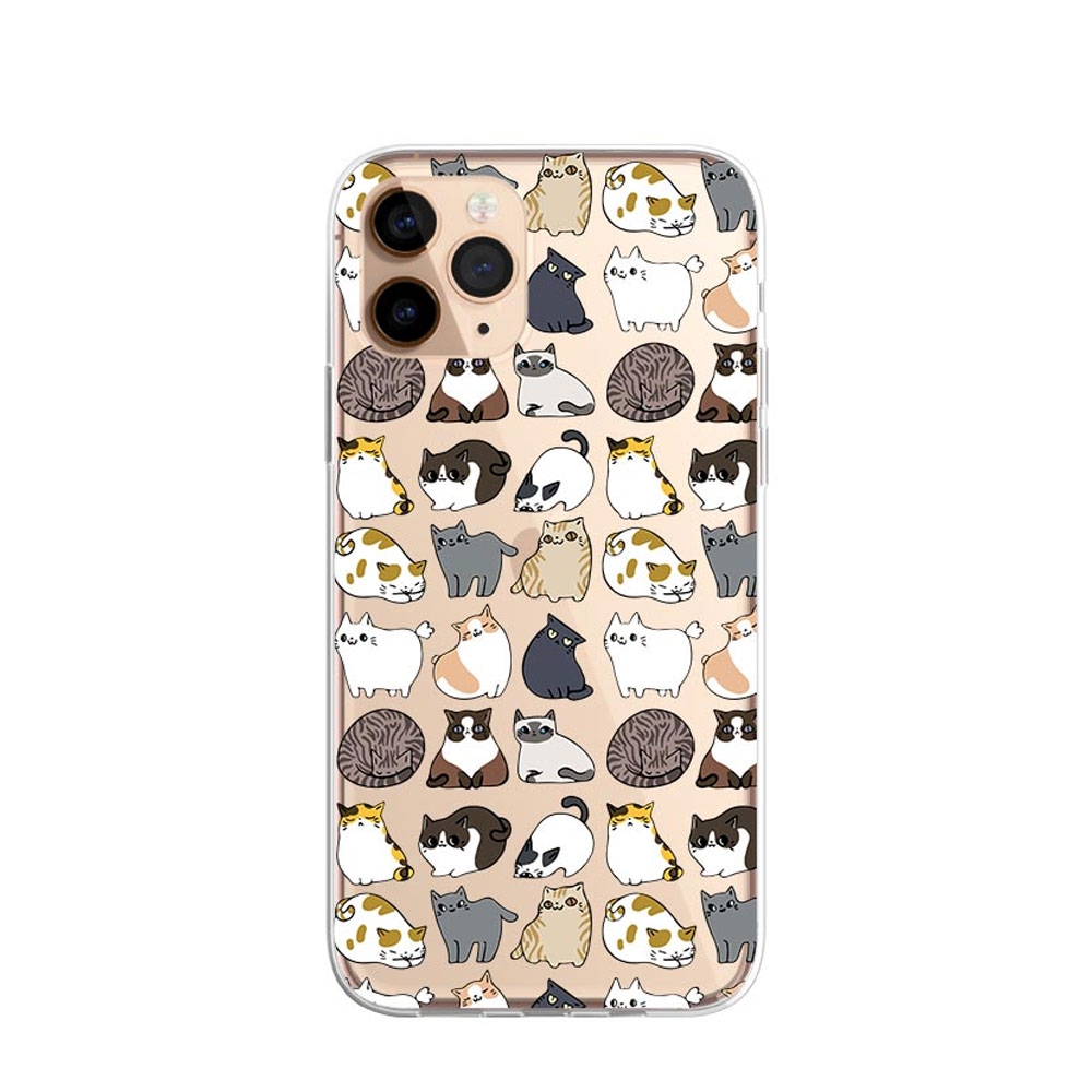 Image of Apfelkiste © - iPhone 11 Pro Gummi Case Hülle Ultra Thin Süsse Kätzchen - Transparent bei Apfelkiste.ch