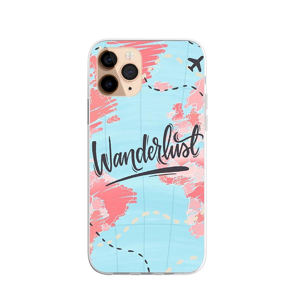 Image of Apfelkiste © - iPhone 11 Pro Gummi Case Hülle Ultra Thin Wanderlust - Blau bei Apfelkiste.ch