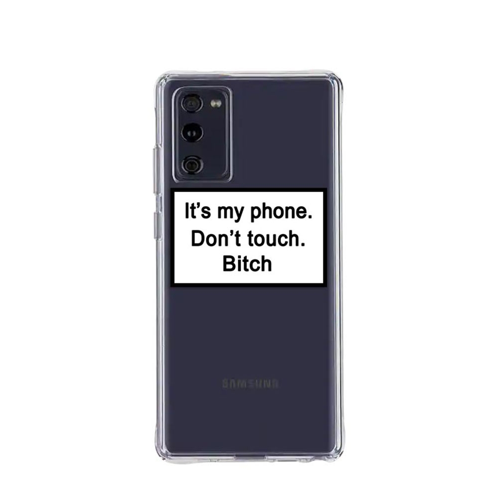 Image of Apfelkiste © - Samsung Galaxy S20 FE / S20 FE 5G Case Hülle Ultra Thin It's My Phone - Transparent bei Apfelkiste.ch