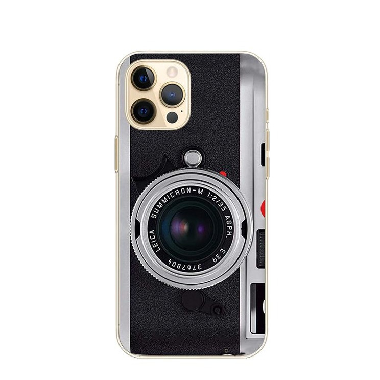 Image of Apfelkiste © - iPhone 11 Pro Max Gummi Case Hülle Ultra Thin Retro Kamera - Schwarz / Grau bei Apfelkiste.ch