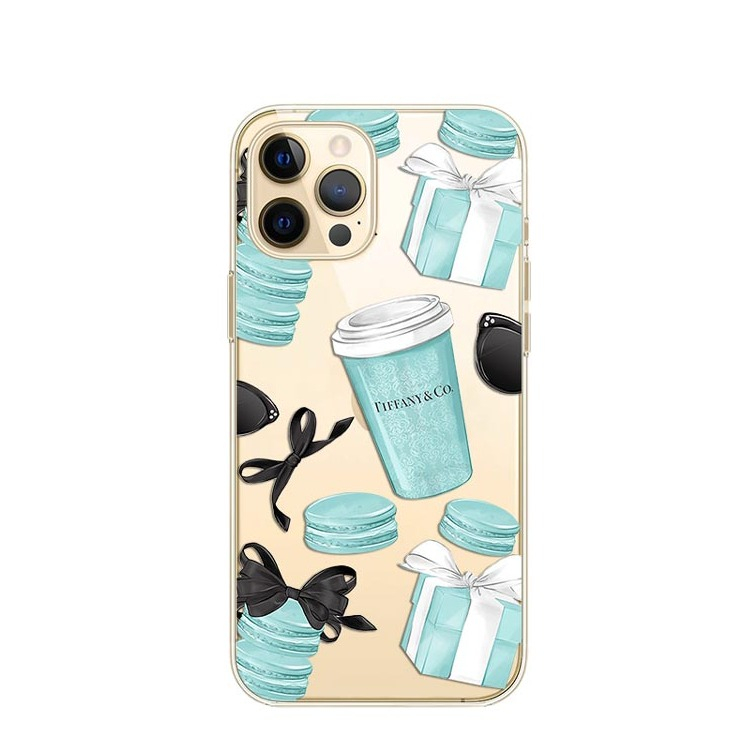 Image of Apfelkiste © - iPhone 12 / iPhone 12 Pro Gummi Case Hülle Ultra Thin Macarons - Transparent bei Apfelkiste.ch