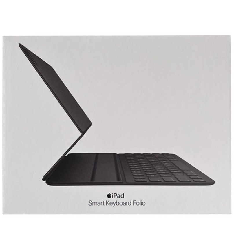 Image of Apple - Tastatur Smart Keyboard Folio QWERTY (Englisch/INTL) Schutz Cover für iPad Pro 12.9" (2021/2020/2018) (MXNL2Z/A) - Schwarz bei Apfelkiste.ch