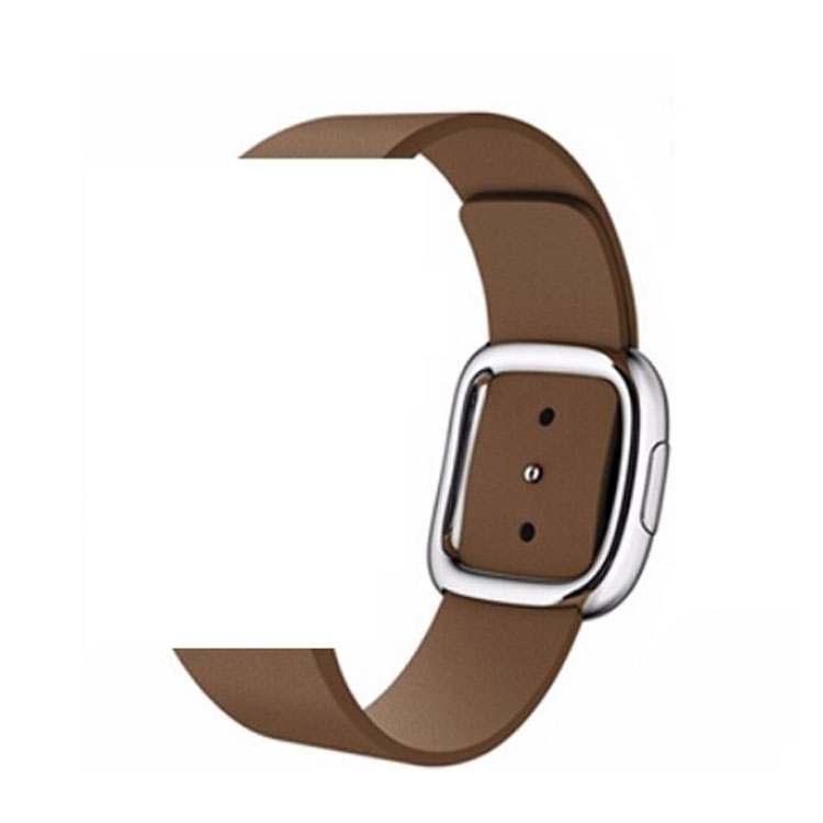 Image of Changee - Apple Watch (41/40/38 mm) Modernes Echtleder Ersatz Armband - Braun bei Apfelkiste.ch