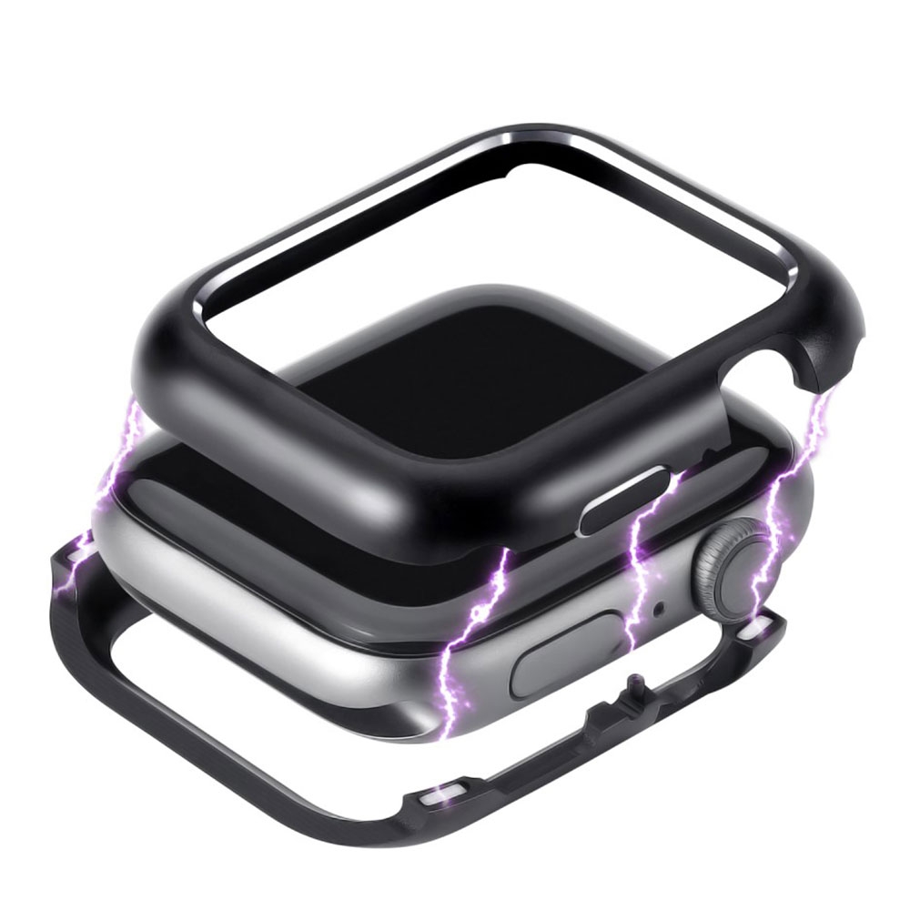 Image of Apple Watch Series (40 mm) Magnetische Alu Schutzhülle Bumper Case (Magnet-Technologie) - Schwarz bei Apfelkiste.ch