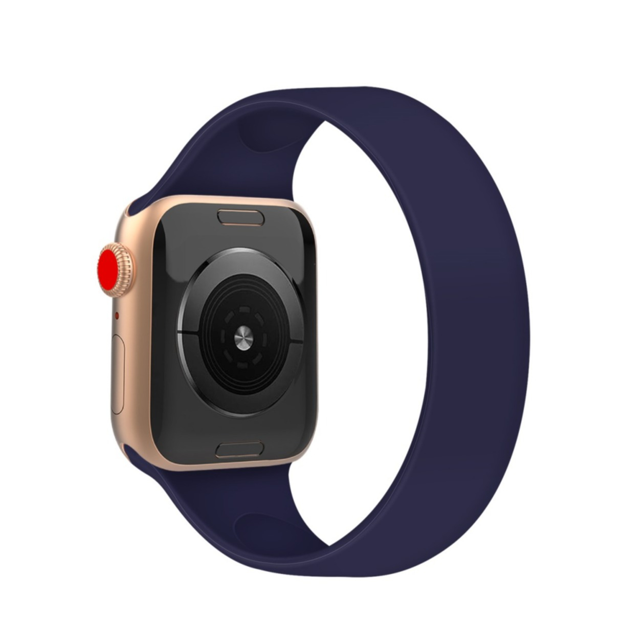Image of (Gr. L) Changee - Apple Watch (41/40/38 mm) Elastisches Silikon Armband (Gelenkumfang 170 - 190mm) - Blau bei Apfelkiste.ch
