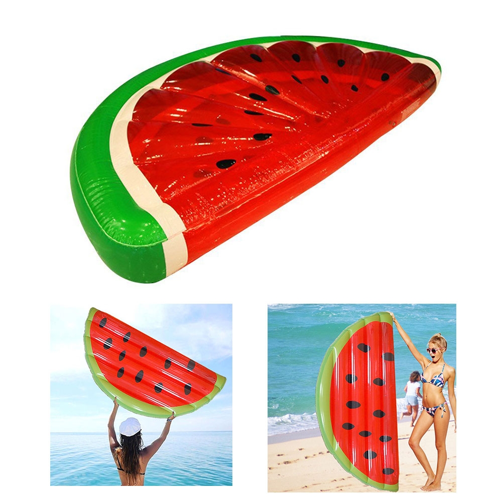 (180cm) Grosse Aufblasbare Wasser Luftmatratze Liegesofa Badeinsel - Wassermelone