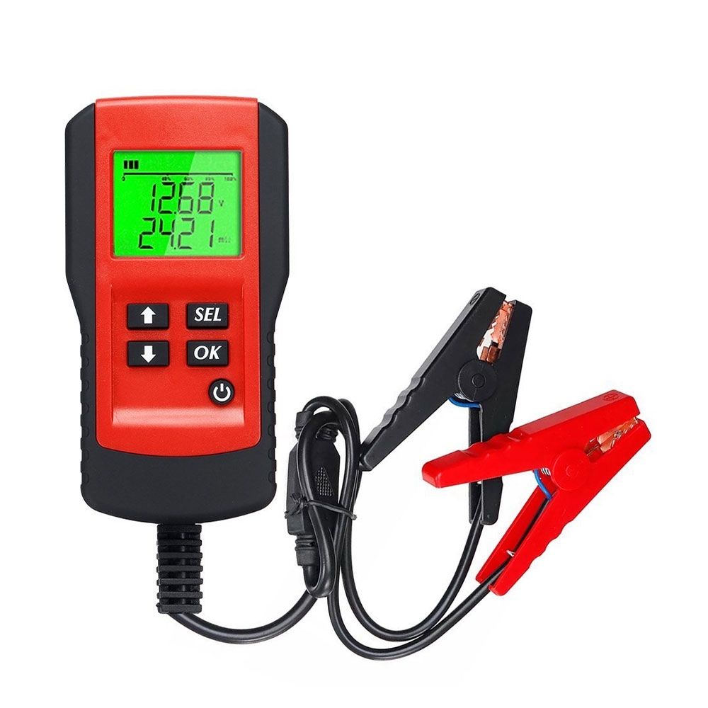 Auto Batterie Tiefzyklus Batterietester KFZ Batterie Spannungswiderstand Prüfgerät mit LED Display CCA 100-9999
