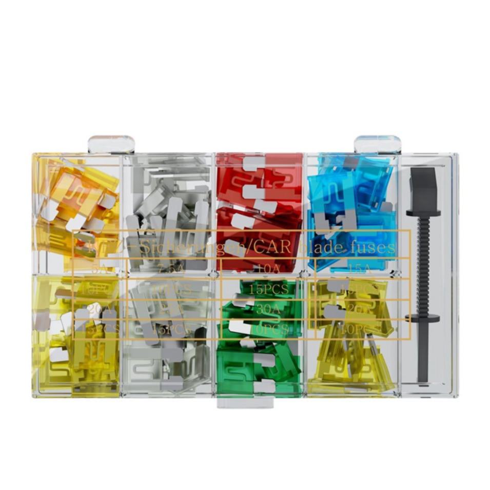 Image of Goobay - (101-tlg. Set) Universal Auto KFZ Sicherungsset mit Montagewerkzeug (5A / 7.5A / 10A / 15A / 20A / 25A / 30A) bei Apfelkiste.ch