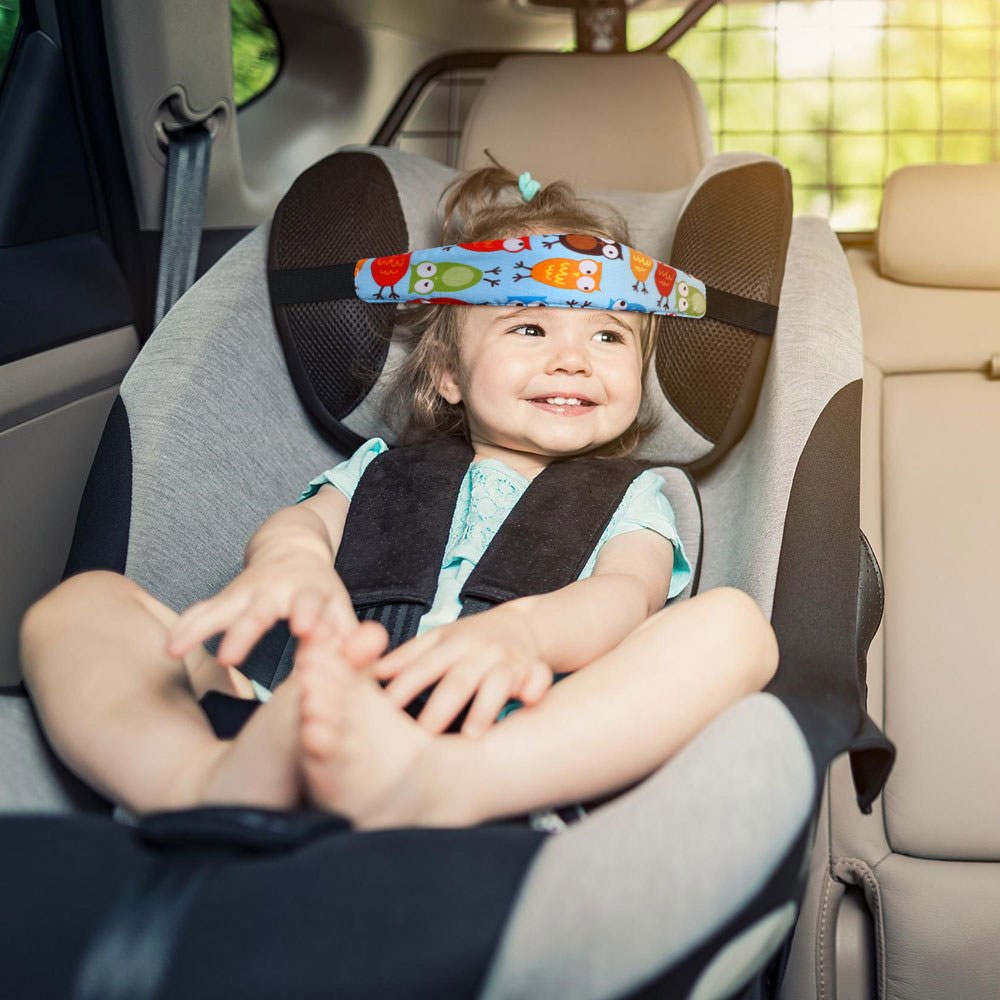 Kopfstütze Kindersitz Kopf Halter Autositz Befestigung Gurtschutz Kinder Auto 