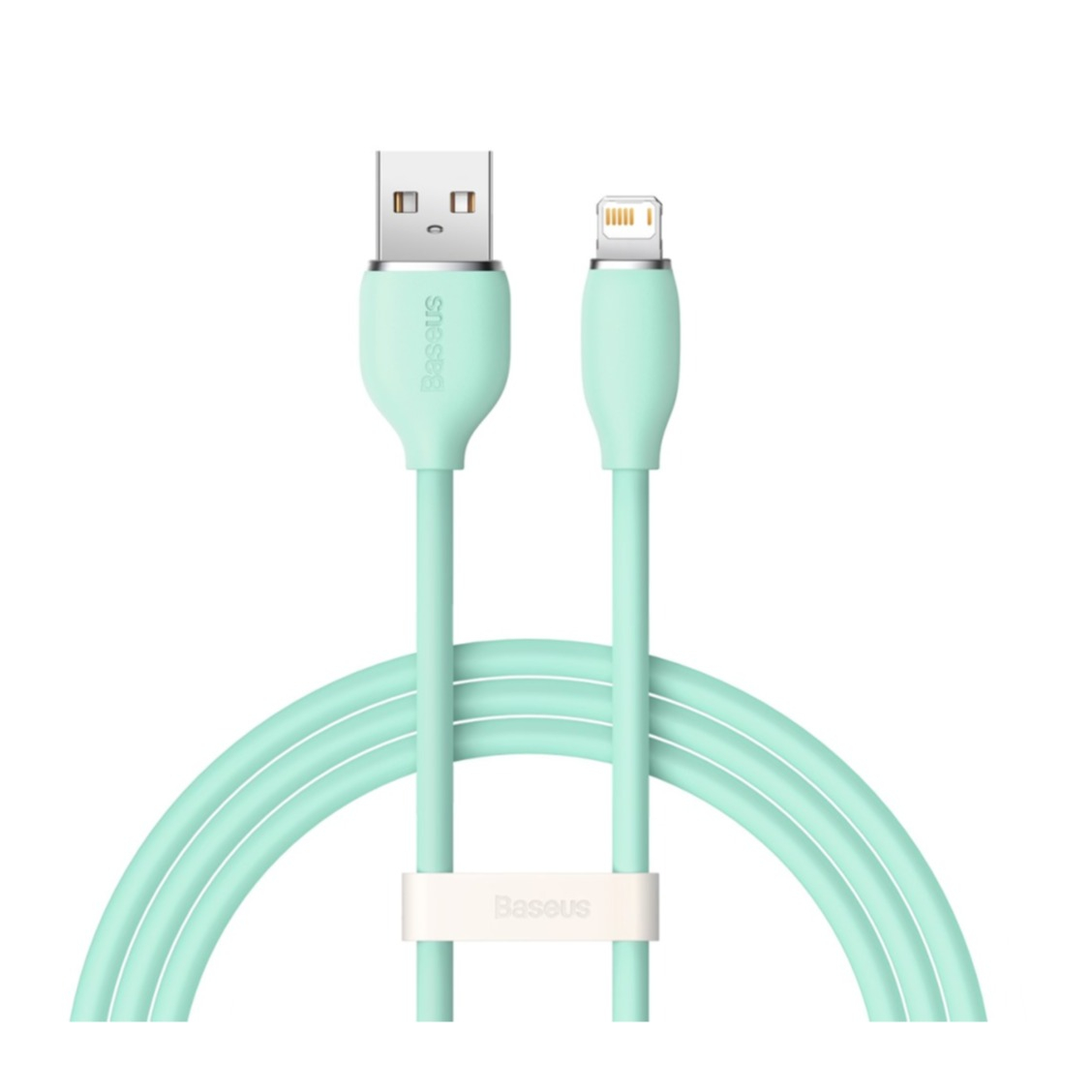 Image of Baseus - (1.2m) 20W Jelly USB auf Lightning Silikon Ladekabel Fast Charging Datenkabel - Grün bei Apfelkiste.ch