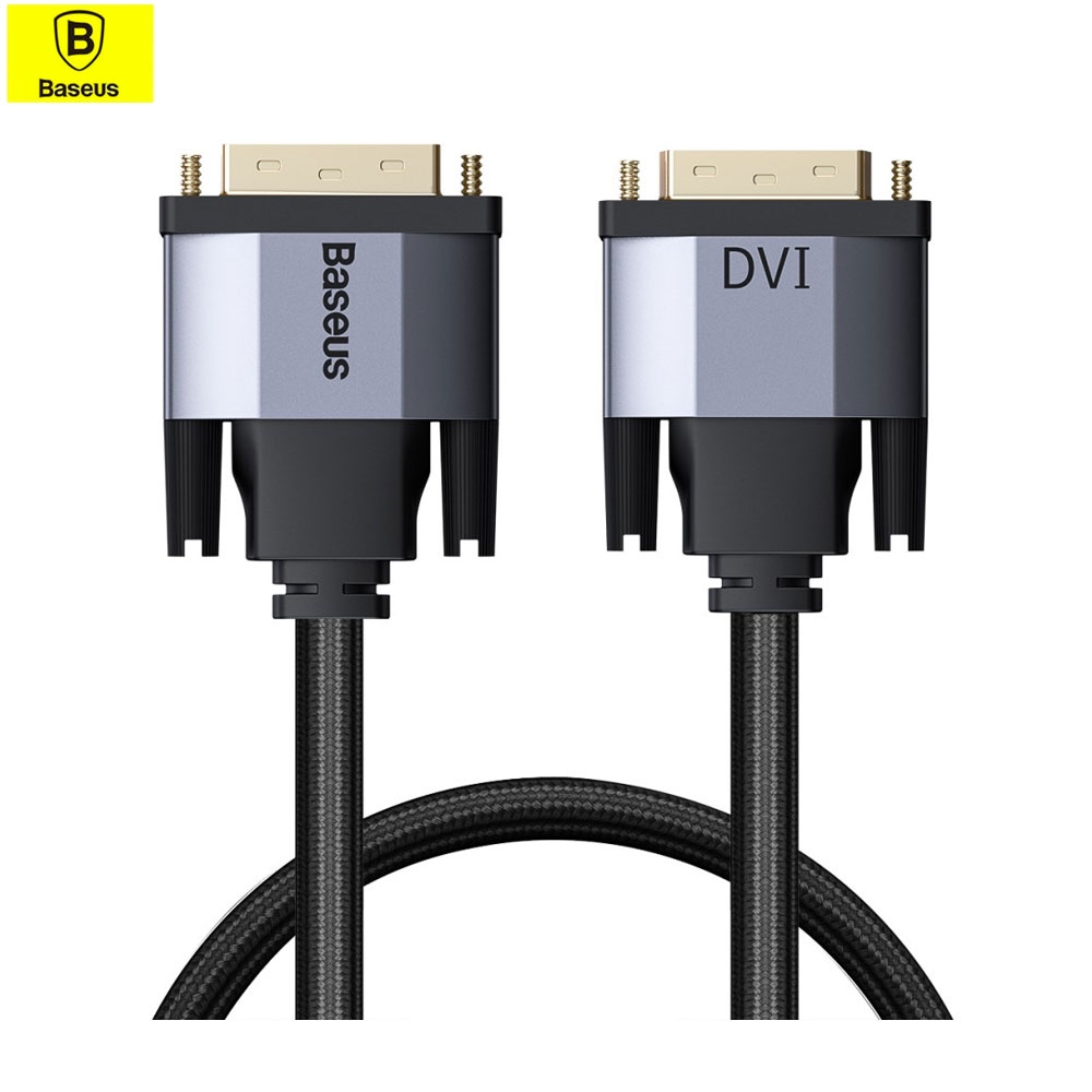 (1m) DVI auf DVI 4K Video Kabel Adapter Konverter - Schwarz