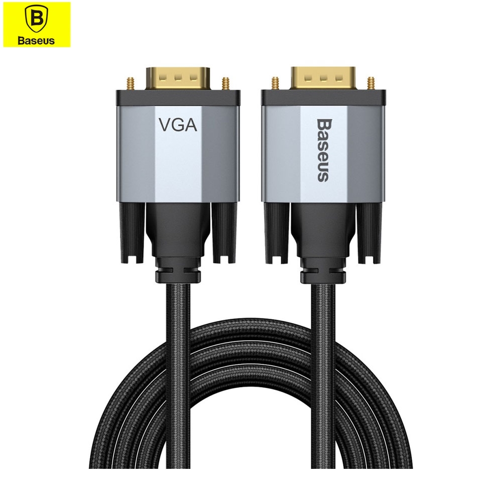 (2m) VGA auf VGA Video Kabel Adapter Konverter - Schwarz