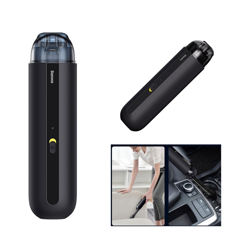 Image of Baseus - (70 Watt) Kabelloser Staubsauger mit Reinigungsaufsätzen- Schwarz bei Apfelkiste.ch