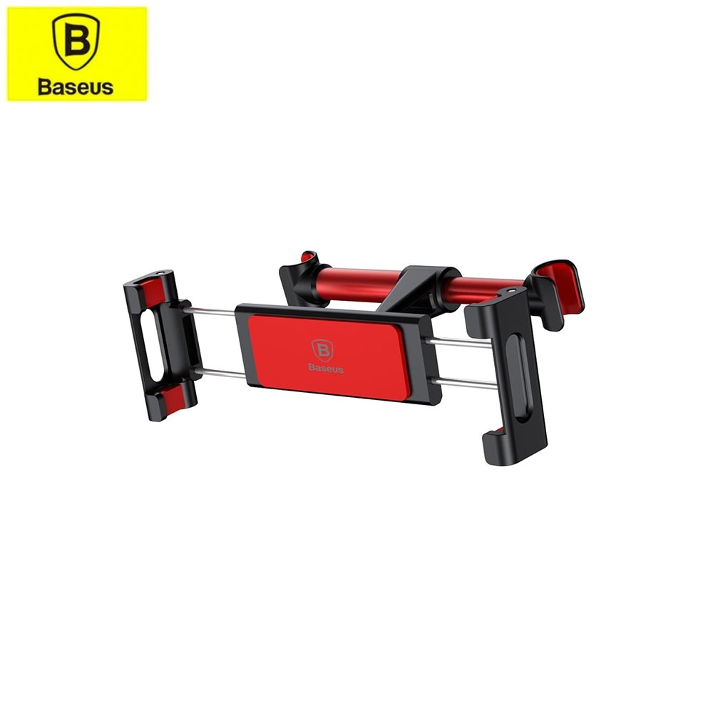 Universal Auto KFZ Rücksitz Kopfstützen Halterung für Smartphones / Tablets 4.7"-12.9" - Rot