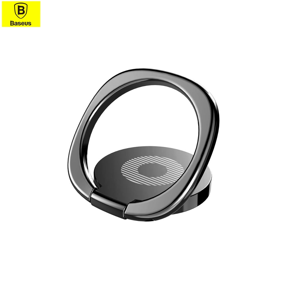 Finger Griff Ring Halterung 180 Grad für Smartphones - Schwarz