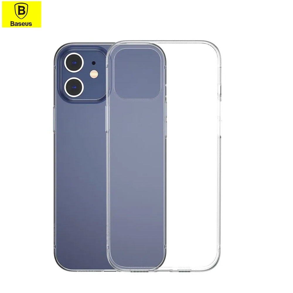 iPhone 12 Mini Hybrid Hülle Frosted Glass TPU Bumper + Acryl Rückseite - Transparent (Matt)