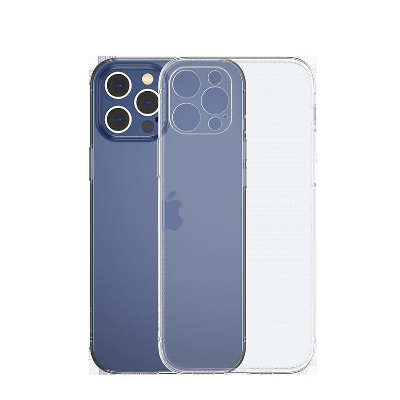 Image of Baseus - iPhone 12 Pro Gummi Case Hülle Anti Fall + Kameraschutz - Transparent bei Apfelkiste.ch