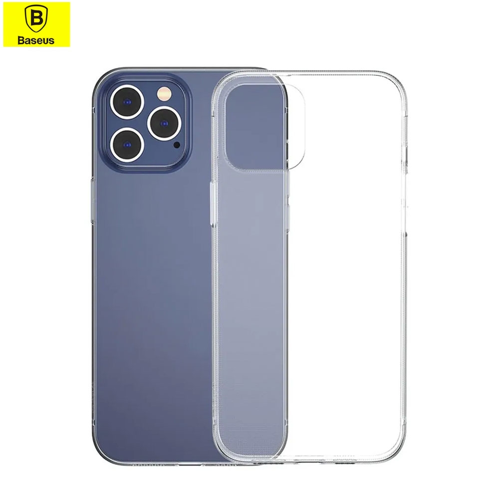 iPhone 12 / iPhone 12 Pro Hybrid Hülle Frosted Glass TPU Bumper + Acryl Rückseite - Transparent (Matt)